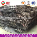 high quality 100% cotton yarn dyed flannel fabric for shirt with ready bulk yarn dyed flannel fabric with construction